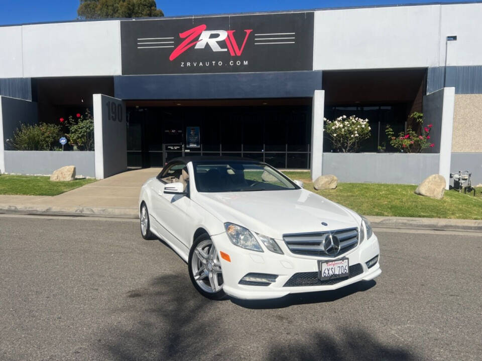 2013 Mercedes-Benz E-Class for sale at ZRV AUTO INC in Brea, CA