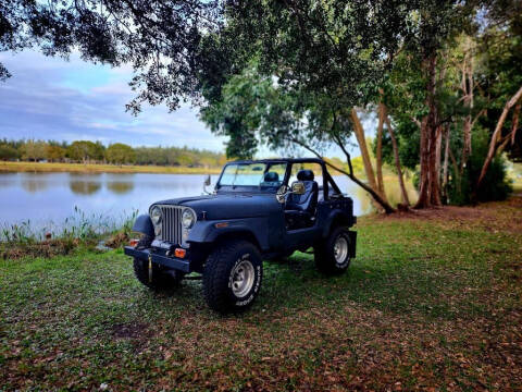 1977 Jeep CJ-7 for sale at CARuso Classics in Tampa FL