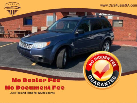 2011 Subaru Forester for sale at Cars4Less GA in Alpharetta GA