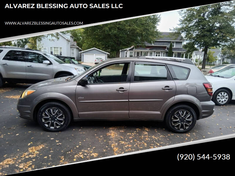 2004 Pontiac Vibe for sale at ALVAREZ BLESSING AUTO SALES LLC in Green Bay WI