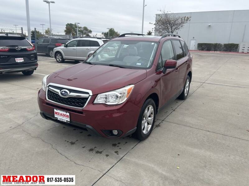 2014 Subaru Forester for sale at Meador Dodge Chrysler Jeep RAM in Fort Worth TX