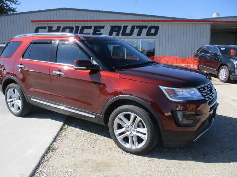 2016 Ford Explorer for sale at Choice Auto in Carroll IA