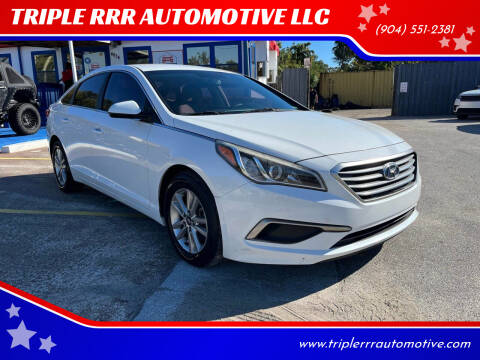 2017 Hyundai Sonata for sale at TRIPLE RRR AUTOMOTIVE LLC in Jacksonville FL