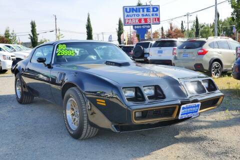 1980 Pontiac Trans Am for sale at United Auto Sales in Anchorage AK