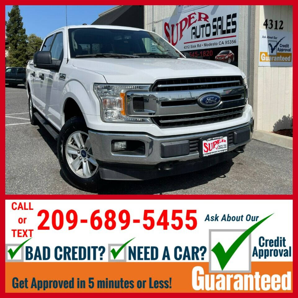 2018 Ford F-150 for sale at Super Auto Sales Modesto in Modesto, CA