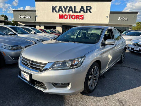 2014 Honda Accord for sale at KAYALAR MOTORS in Houston TX