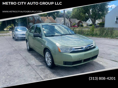 2008 Ford Focus for sale at METRO CITY AUTO GROUP LLC in Lincoln Park MI
