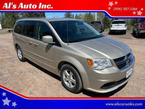 2013 Dodge Grand Caravan for sale at Al's Auto Inc. in Bruce Crossing MI