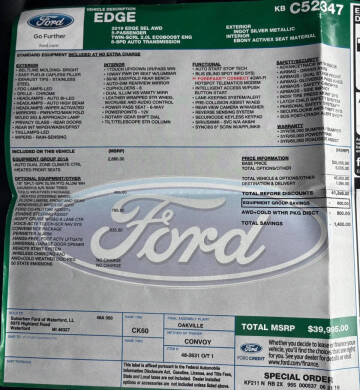 2019 Ford Edge SEL