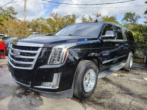 2016 Cadillac Escalade ESV for sale at Auto World US Corp in Plantation FL