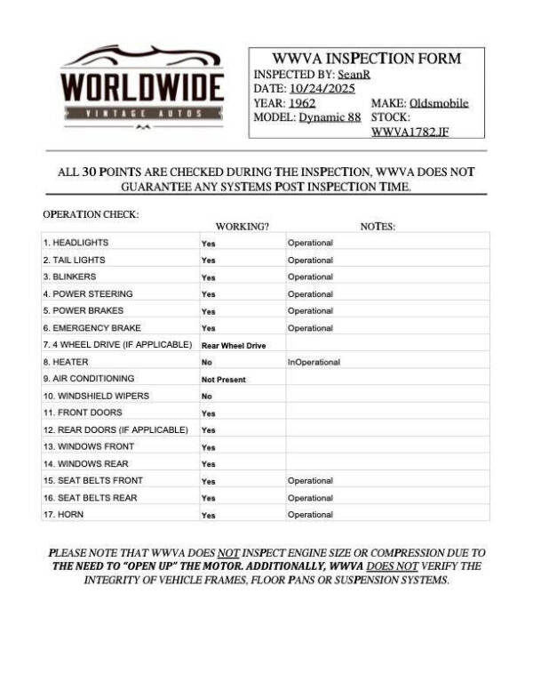 1962 Oldsmobile Eighty-Eight