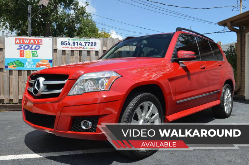 2010 Mercedes-Benz GLK for sale at ALWAYSSOLD123 INC in Fort Lauderdale FL