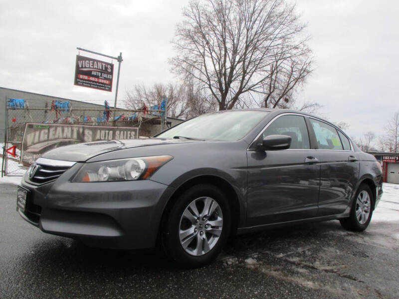 2012 Honda Accord for sale at Vigeants Auto Sales Inc in Lowell MA