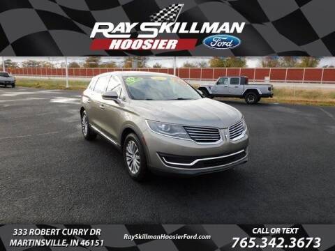 2016 Lincoln MKX for sale at Ray Skillman Hoosier Ford in Martinsville IN