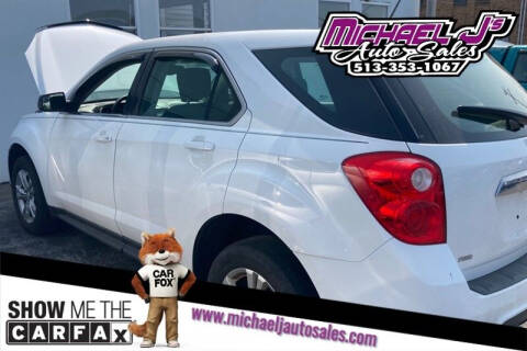 2013 Chevrolet Equinox for sale at MICHAEL J'S AUTO SALES in Cleves OH
