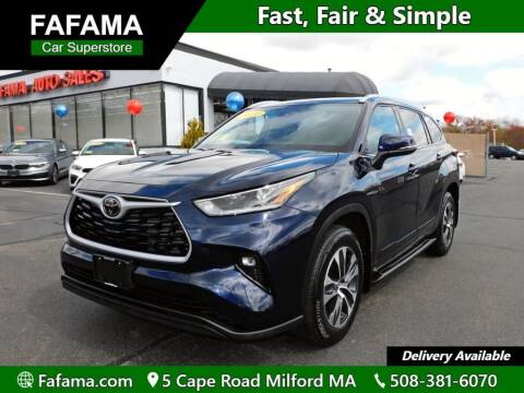 2021 Toyota Highlander for sale at FAFAMA AUTO SALES Inc in Milford MA