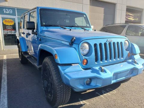 2010 Jeep Wrangler Unlimited for sale at M & M Auto Brokers in Chantilly VA