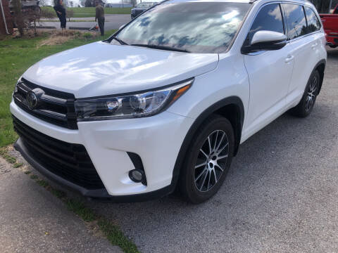 2018 Toyota Highlander for sale at Rob Decker Auto Sales in Leitchfield KY