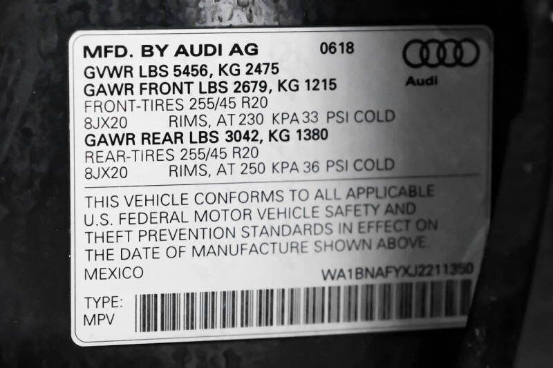 2018 Audi Q5