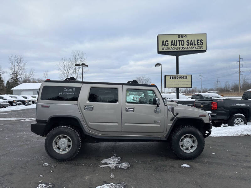 2003 HUMMER H2 for sale at AG Auto Sales in Ontario NY