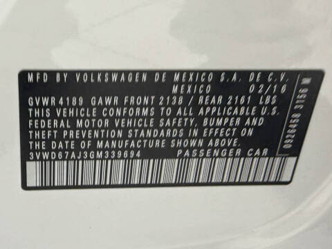 2016 Volkswagen Jetta