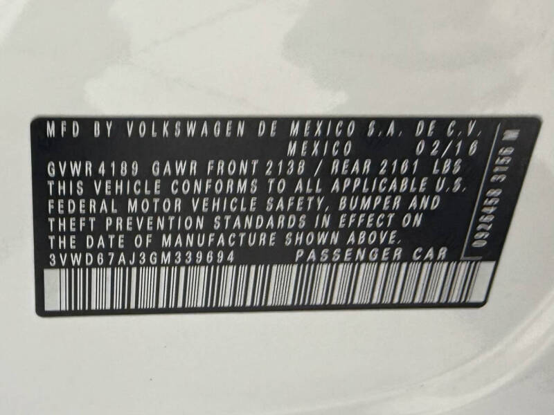 2016 Volkswagen Jetta