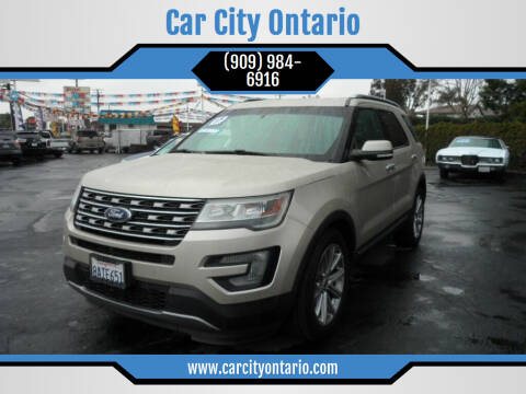 2017 Ford Explorer for sale at Car City Ontario in Ontario CA