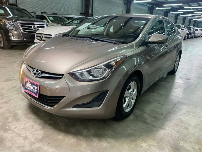 2014 Hyundai Elantra for sale at Best Ride Auto Sale in Houston TX