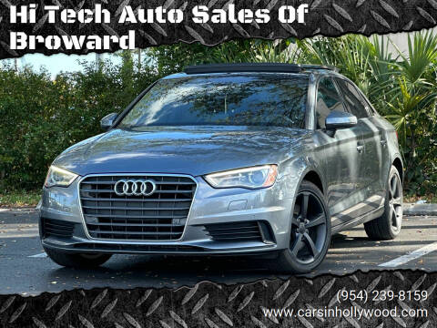 2016 Audi A3 for sale at Hi Tech Auto Sales Of Broward in Hollywood FL