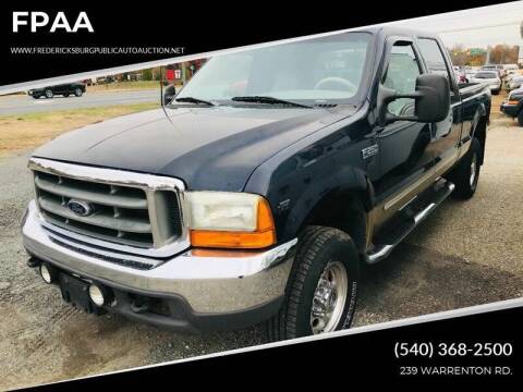 2000 Ford F-250 Super Duty for sale at FPAA in Fredericksburg VA