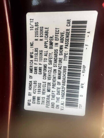 2013 Honda Accord EX