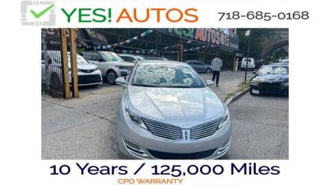 2016 Lincoln MKZ for sale at Yes Haha in Flushing NY