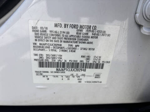 2018 Ford EcoSport SES