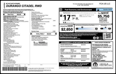 2021 Dodge Durango Citadel