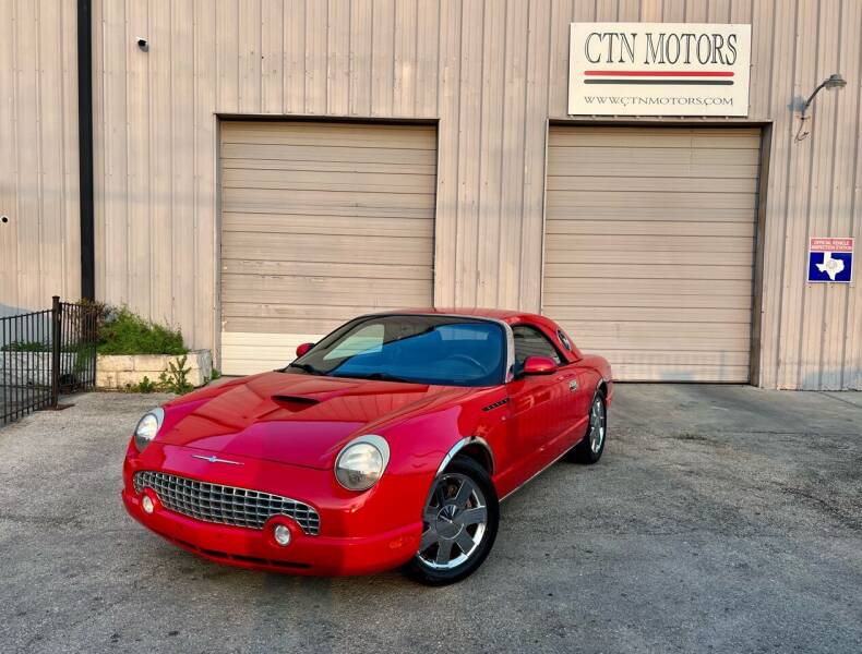 2002 Ford Thunderbird for sale at CTN MOTORS in Houston TX