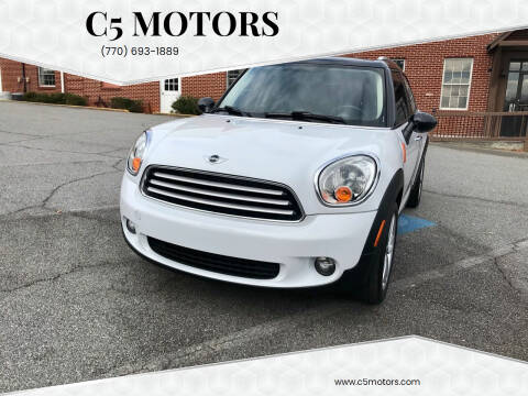2013 MINI Countryman for sale at C5 Motors in Marietta GA