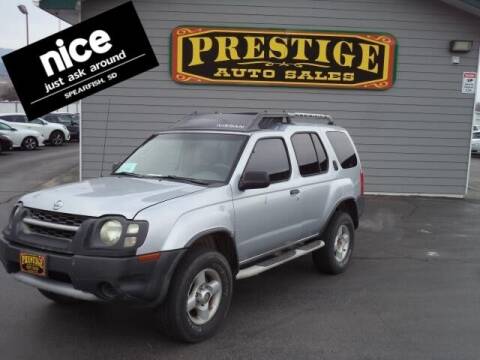 2002 Nissan Xterra for sale at PRESTIGE AUTO SALES in Spearfish SD