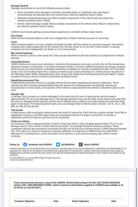 2021 Buick Envision Preferred