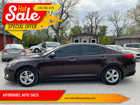 2014 Kia Optima for sale at AFFORDABLE AUTO SALES in Wilsey KS