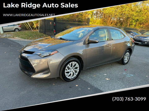 2018 Toyota Corolla for sale at Lake Ridge Auto Sales in Woodbridge VA