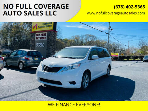2011 Toyota Sienna for sale at NO FULL COVERAGE AUTO SALES LLC in Austell GA