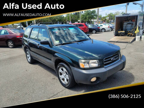 2004 Subaru Forester for sale at Alfa Used Auto in Holly Hill FL
