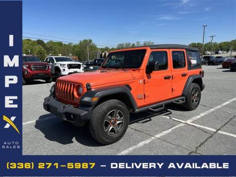 2018 Jeep Wrangler Unlimited for sale at Impex Auto Sales in Greensboro NC