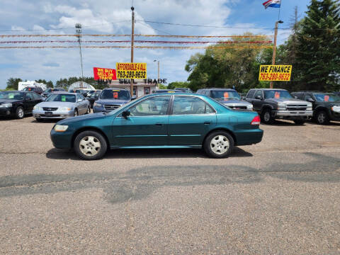2002 Honda Accord for sale at Affordable 4 All Auto Sales in Elk River MN