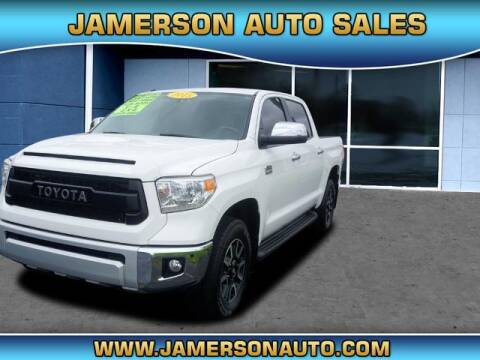2015 Toyota Tundra for sale at Jamerson Auto Sales in Anderson IN
