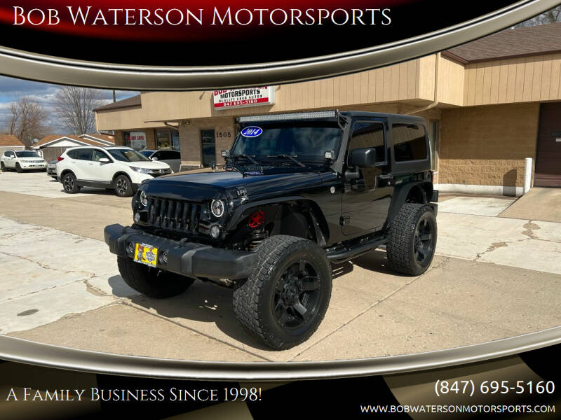 2014 Jeep Wrangler for sale at Bob Waterson Motorsports in South Elgin IL