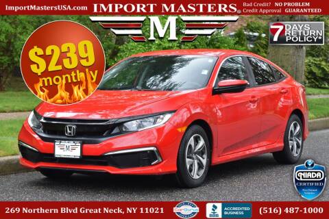 2020 Honda Civic for sale at Import Masters in Great Neck NY