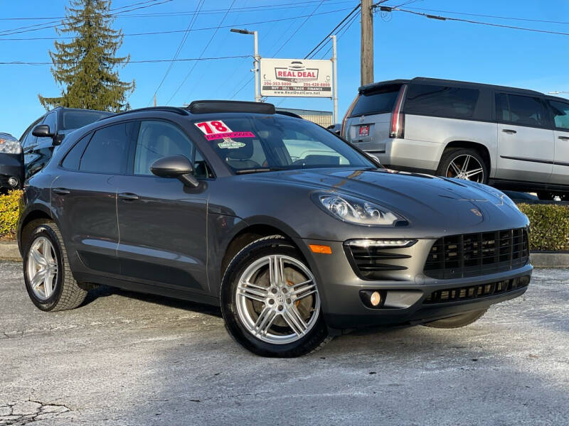 Used 2018 Porsche Macan Base with VIN WP1AA2A53JLB10353 for sale in Everett, WA