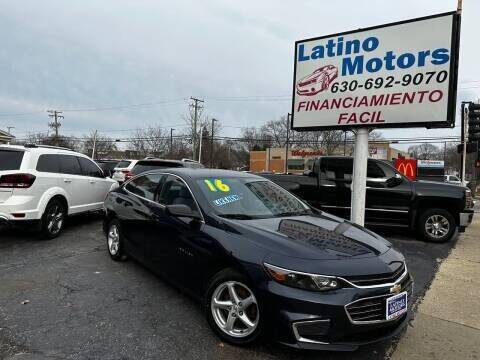 2016 Chevrolet Malibu for sale at Latino Motors in Aurora IL