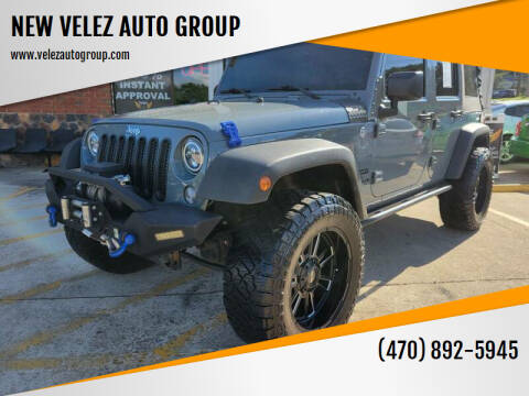 2015 Jeep Wrangler Unlimited for sale at NEW VELEZ AUTO GROUP in Gainesville GA